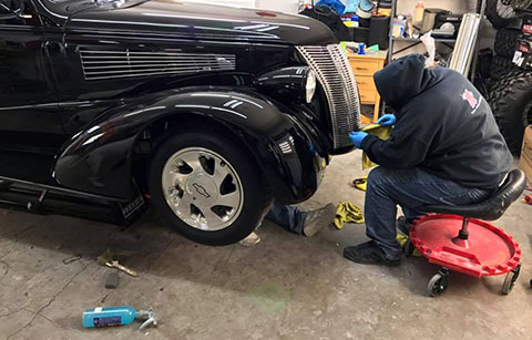 QuickJack is an excellent car lift solution for auto detailing